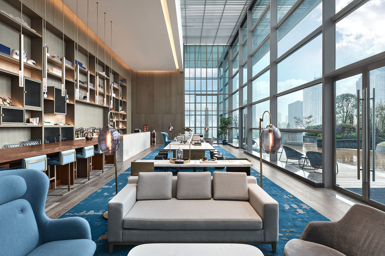 杨邦胜五星酒店设计作品_南京凯宾斯基酒店红酒雪茄吧