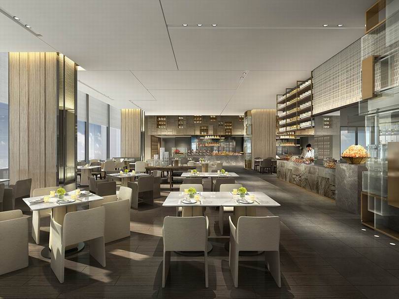 YANG杨邦胜设计集团_南京凯宾斯基酒店-全日餐厅
