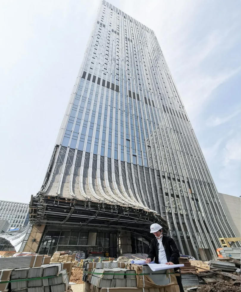杨邦胜设计集团2020开业酒店设计作品_重庆涉外希尔顿酒店初见雏形