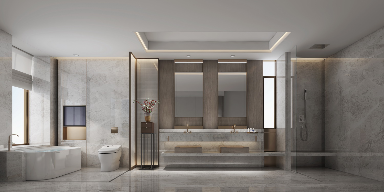 杨邦胜公司住宅样板房设计_西安沣东湖光山色三期样板间